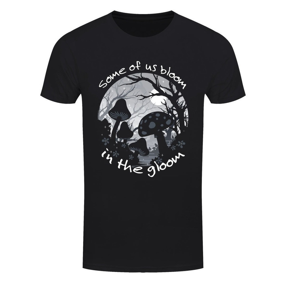 Some Of Us Bloom Inspirational Unisex Black T-Shirt